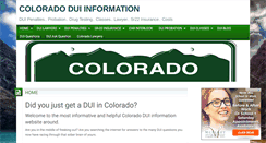 Desktop Screenshot of dui-colorado-dwi.com