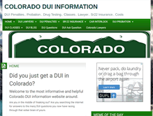 Tablet Screenshot of dui-colorado-dwi.com